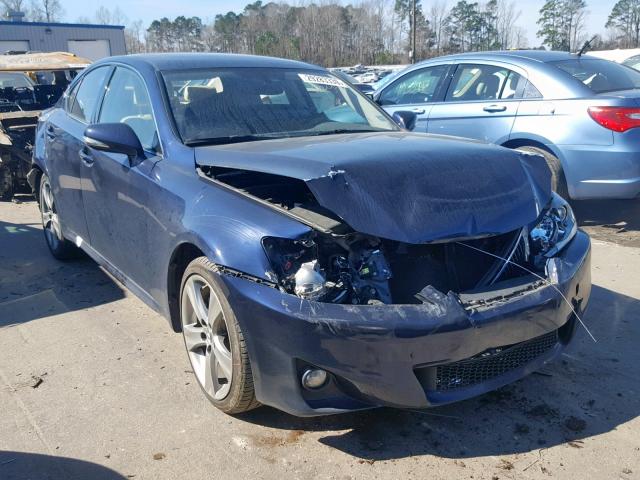 JTHBF5C26D5185132 - 2013 LEXUS IS 250 BLUE photo 1