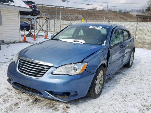 1C3BC1FG1BN559870 - 2011 CHRYSLER 200 TOURIN BLUE photo 2