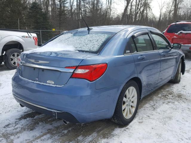 1C3BC1FG1BN559870 - 2011 CHRYSLER 200 TOURIN BLUE photo 4