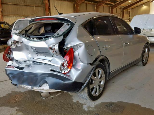 JN1AJ0HPXBM801780 - 2011 INFINITI EX35 BASE SILVER photo 4
