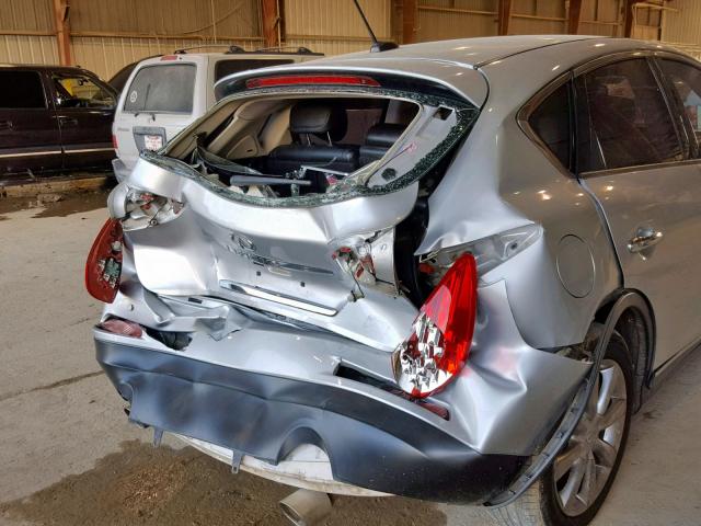 JN1AJ0HPXBM801780 - 2011 INFINITI EX35 BASE SILVER photo 9