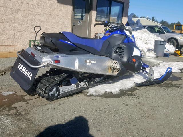 JYE8HK0019A001439 - 2009 MAHINDRA AND MAHINDRA SNOWMOBILE BLUE photo 4