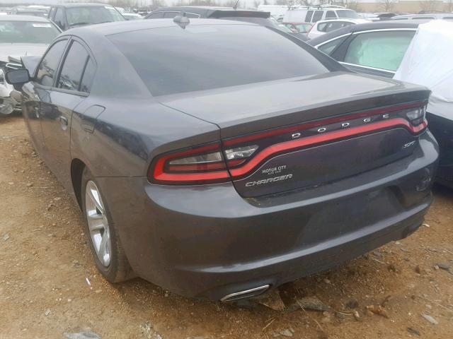 2C3CDXHG6GH204212 - 2016 DODGE CHARGER SX GRAY photo 3