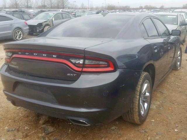 2C3CDXHG6GH204212 - 2016 DODGE CHARGER SX GRAY photo 4