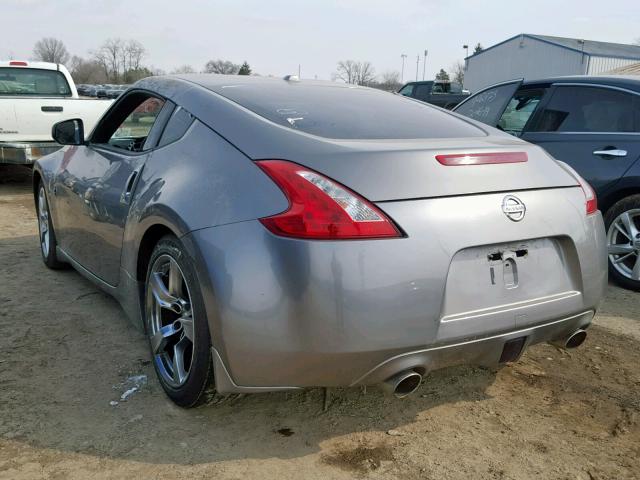 JN1AZ44E59M403973 - 2009 NISSAN 370Z SILVER photo 3