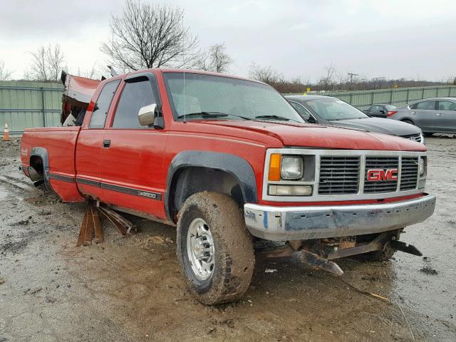 2GTGK39N6K1539593 - 1989 GMC SIERRA K35 RED photo 1