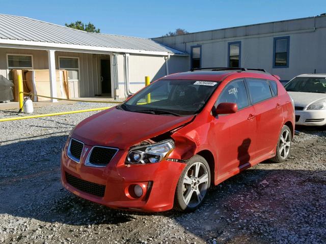 5Y2SN67019Z447545 - 2009 PONTIAC VIBE GT RED photo 2