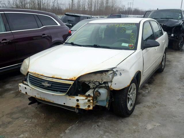 1G1ZS58F27F103900 - 2007 CHEVROLET MALIBU LS WHITE photo 2