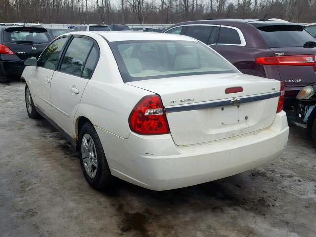 1G1ZS58F27F103900 - 2007 CHEVROLET MALIBU LS WHITE photo 3