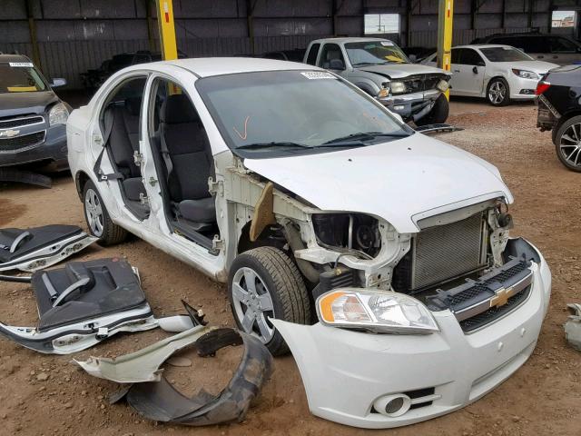 KL1TG5DE8BB245767 - 2011 CHEVROLET AVEO LT WHITE photo 1