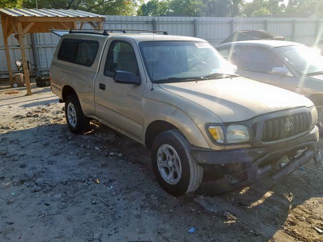 5TENL42N31Z771924 - 2001 TOYOTA TACOMA TAN photo 1