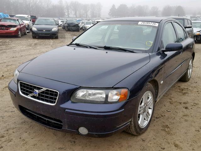 YV1RS592962547701 - 2006 VOLVO S60 2.5T BLUE photo 2