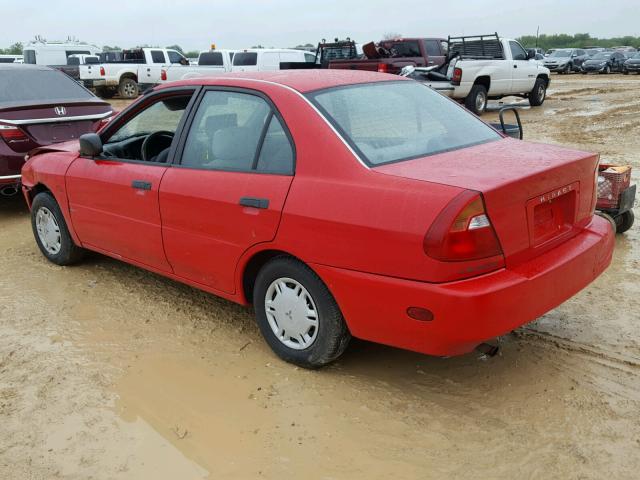 JA3AY26A1XU018954 - 1999 MITSUBISHI MIRAGE DE RED photo 3