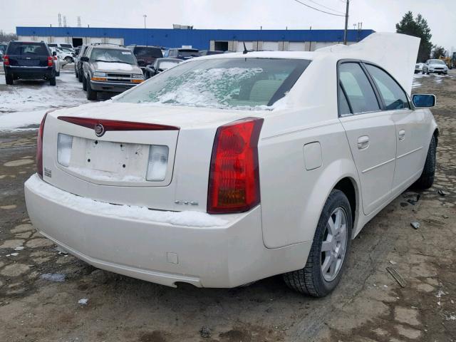 1G6DP567450212070 - 2005 CADILLAC CTS HI FEA WHITE photo 4