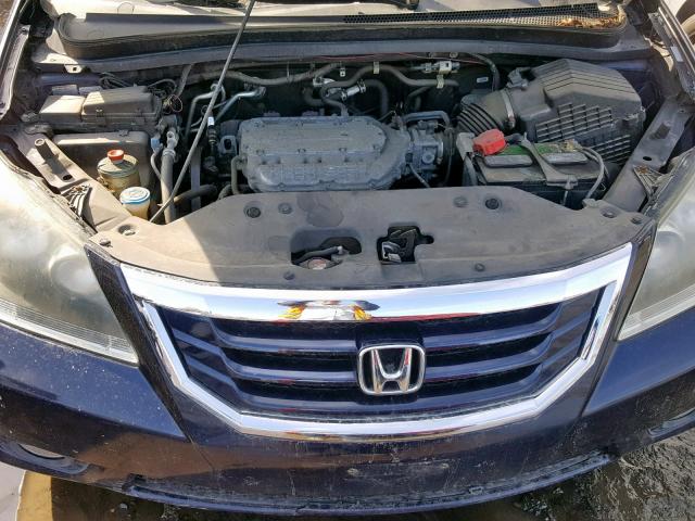 5FNRL38288B049434 - 2008 HONDA ODYSSEY LX BLUE photo 7