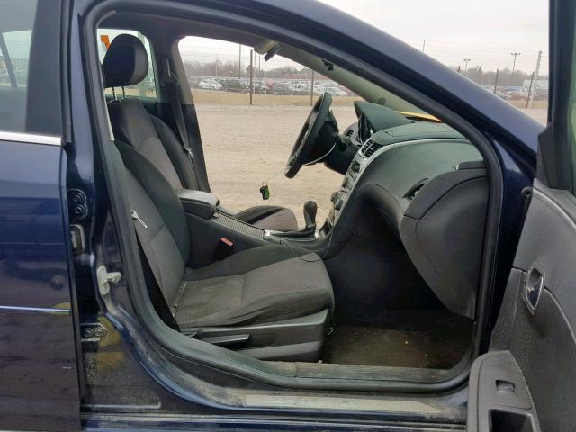 1G1ZC5EB4AF107548 - 2010 CHEVROLET MALIBU 1LT ლურჯი ფოტო 5