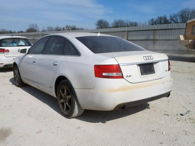 WAUAH74F37N110796 - 2007 AUDI A6 3.2 WHITE photo 3