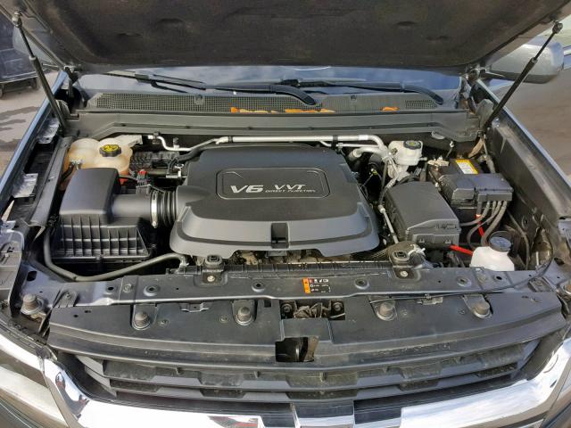 1GCGTCE3XG1219398 - 2016 CHEVROLET COLORADO L GRAY photo 7