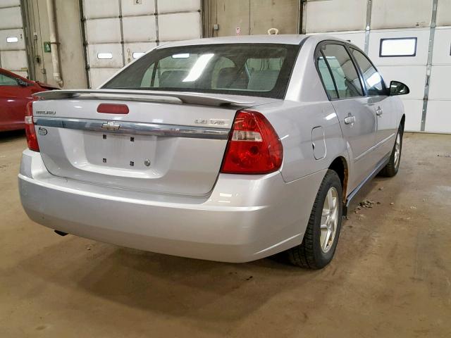 1G1ZT528X5F231659 - 2005 CHEVROLET MALIBU LS SILVER photo 4