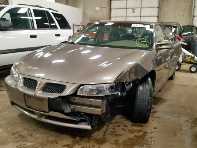 1G2WP52K42F164762 - 2002 PONTIAC GRAND PRIX BROWN photo 2