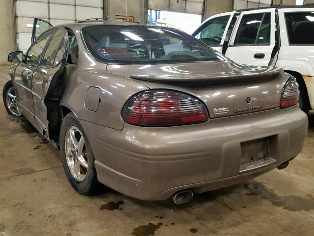 1G2WP52K42F164762 - 2002 PONTIAC GRAND PRIX BROWN photo 3