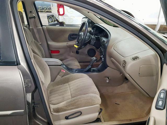 1G2WP52K42F164762 - 2002 PONTIAC GRAND PRIX BROWN photo 5