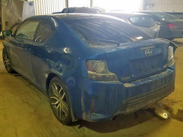 JTKJF5C73GJ016618 - 2016 TOYOTA SCION TC BLUE photo 3