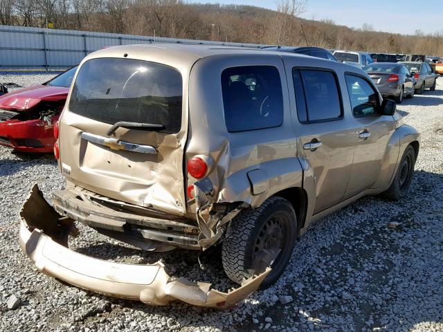 3GNDA13DX7S508859 - 2007 CHEVROLET HHR LS Marrón foto 4