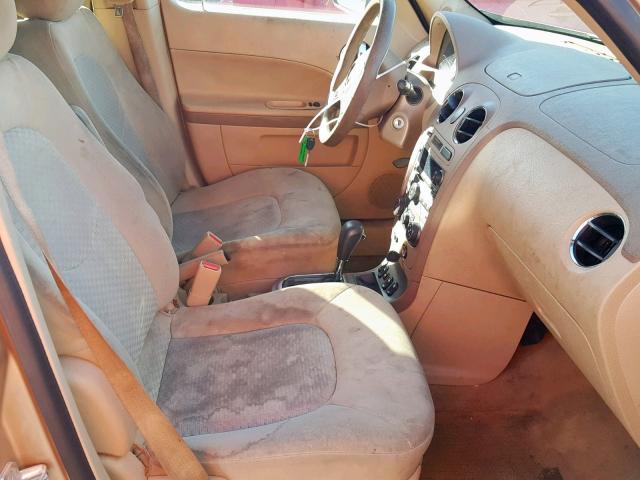 3GNDA13DX7S508859 - 2007 CHEVROLET HHR LS Marrón foto 5