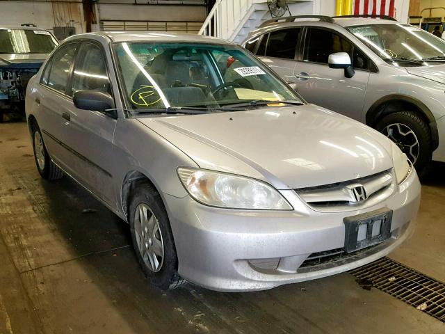 2HGES15115H578491 - 2005 HONDA CIVIC DX SILVER photo 1