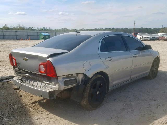 1G1ZG57BX8F203387 - 2008 CHEVROLET MALIBU LS SILVER photo 4