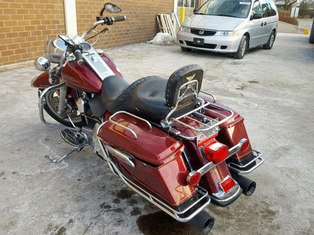 1HD1FDV17YY611005 - 2000 HARLEY-DAVIDSON FLHR BURGUNDY photo 3