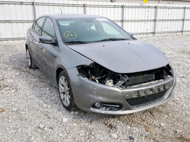 1C3CDFCA6DD103189 - 2013 DODGE DART LIMIT GRAY photo 1