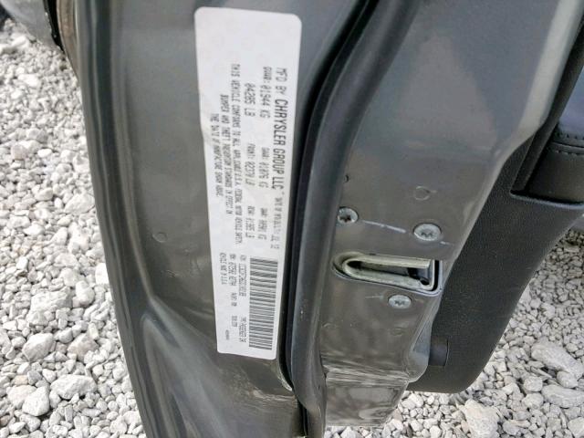 1C3CDFCA6DD103189 - 2013 DODGE DART LIMIT GRAY photo 10