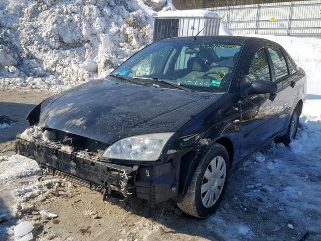 1FAFP34N45W301460 - 2005 FORD FOCUS ZX4 BLACK photo 2