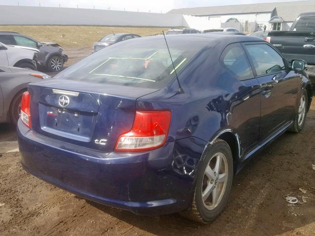JTKJF5C71B3018333 - 2011 TOYOTA SCION TC ლურჯი ფოტო 4
