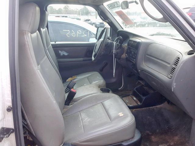 1FTYR10DX8PA53664 - 2008 FORD RANGER WHITE photo 5