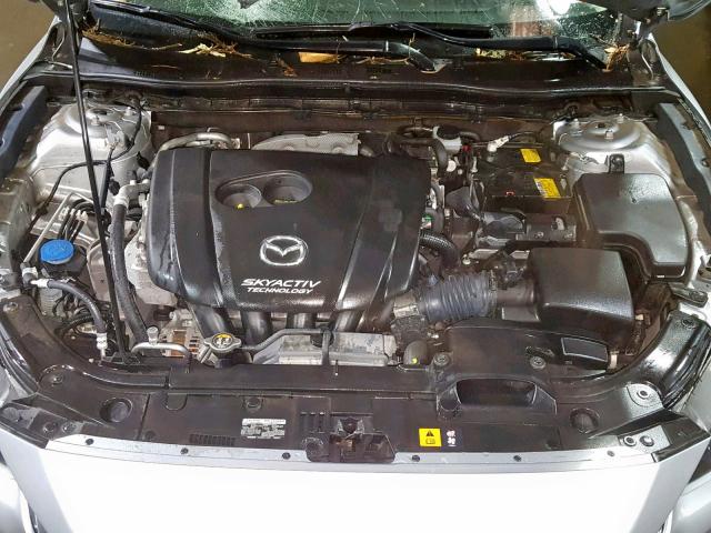 JM1BN1L30H1142246 - 2017 MAZDA 3 TOURING SILVER photo 7