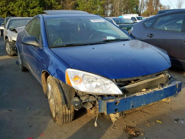 1G2ZH178464167968 - 2006 PONTIAC G6 GT BLUE photo 1