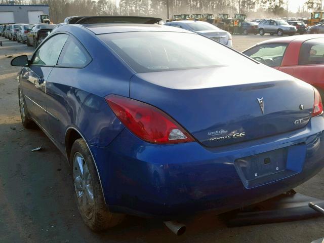 1G2ZH178464167968 - 2006 PONTIAC G6 GT BLUE photo 3