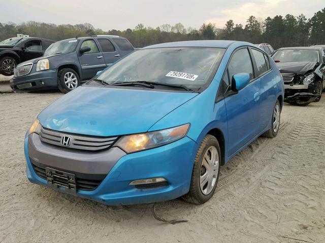 JHMZE2H33BS009557 - 2011 HONDA INSIGHT BLUE photo 2