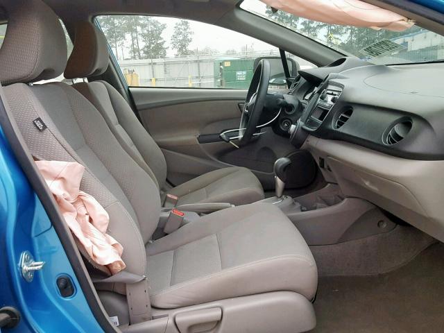 JHMZE2H33BS009557 - 2011 HONDA INSIGHT BLUE photo 5