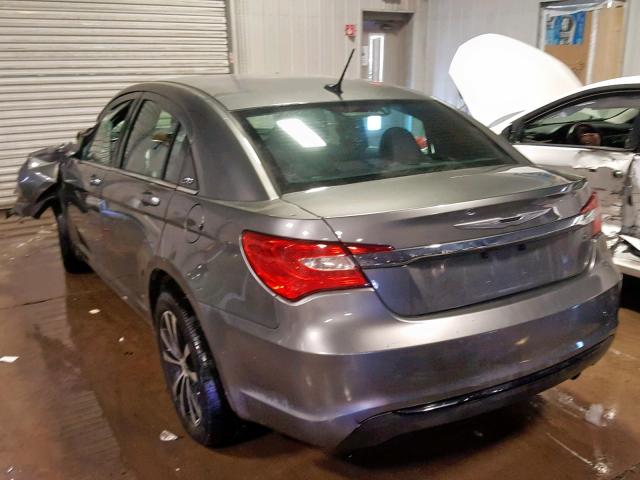 1C3CCBBB7DN605466 - 2013 CHRYSLER 200 TOURIN GRAY photo 3