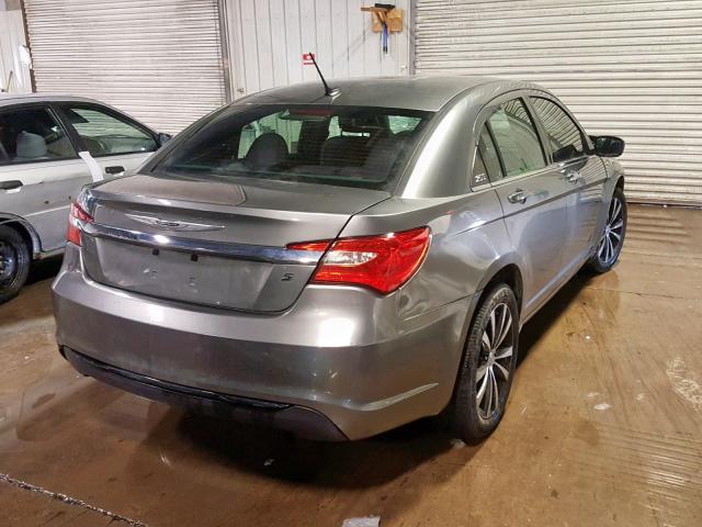 1C3CCBBB7DN605466 - 2013 CHRYSLER 200 TOURIN GRAY photo 4