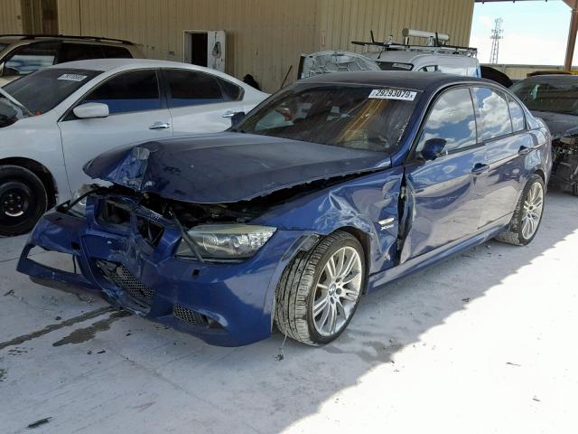 WBAPL33559A406343 - 2009 BMW 335 XI BLUE photo 2