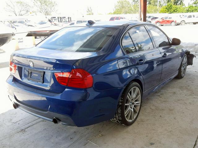 WBAPL33559A406343 - 2009 BMW 335 XI BLUE photo 4