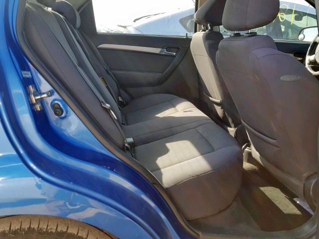 KL1TD56618B146733 - 2008 CHEVROLET AVEO BASE Көк фото 6