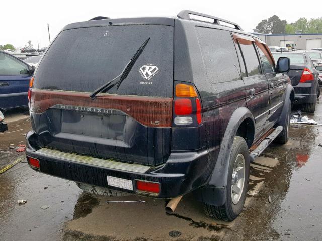 JA4LS21H73J013344 - 2003 MITSUBISHI MONTERO SP BLACK photo 4