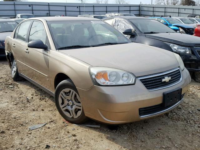 1G1ZS58F67F185436 - 2007 CHEVROLET MALIBU LS TAN photo 1