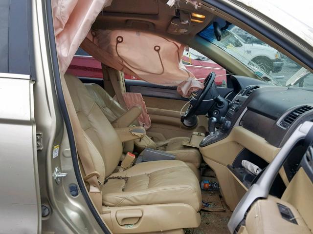 JHLRE387X7C058785 - 2007 HONDA CR-V EXL TAN photo 5